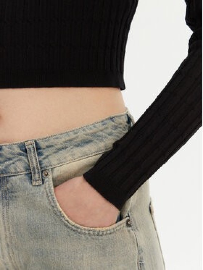 ONLY Sweter Meddi 15339582 Czarny Cropped Fit