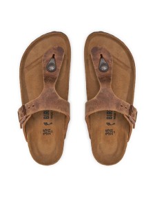 Birkenstock Japonki Gizeh Bs 0943813 Brązowy