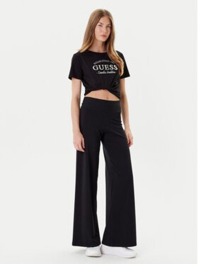 Guess T-Shirt V5YI12 J1314 Czarny Regular Fit
