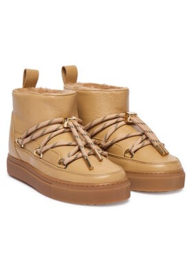 Inuikii Śniegowce Full Leather Gloss 1001.001.0371 Beżowy