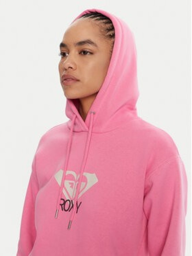 Roxy Bluza ERJFT05020 Różowy Regular Fit