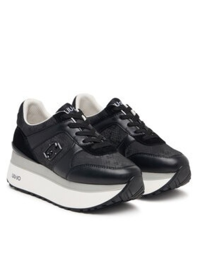 Liu Jo Sneakersy Maxi Wonder Plus 02 Bis BF6011 PX902 Czarny