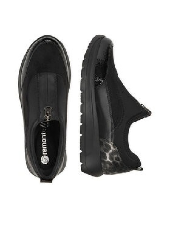 Remonte Sneakersy D2V01-04 Czarny