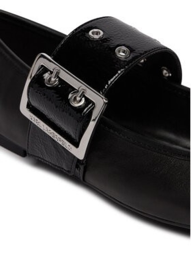 KARL LAGERFELD Baleriny Karo KL40126 Czarny