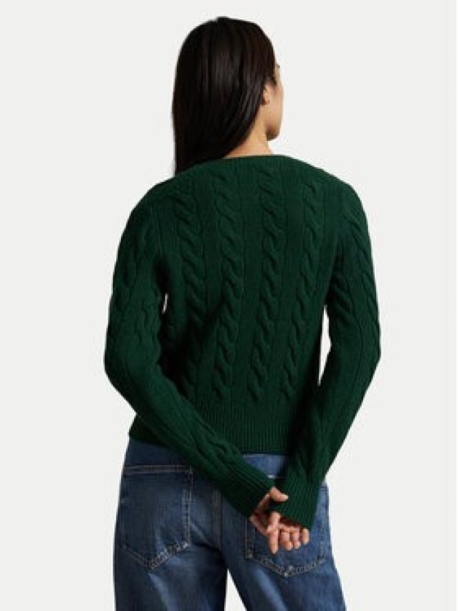 Polo Ralph Lauren Kardigan 211972104008 Zielony Slim Fit