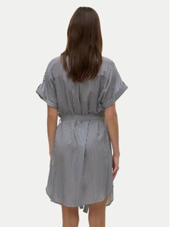 Vero Moda Sukienka koszulowa Bumpy 10325828 Granatowy Loose Fit