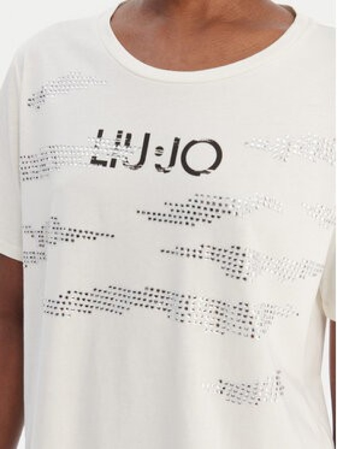 Liu Jo Sport T-Shirt TA6265 JS923 Biały Regular Fit