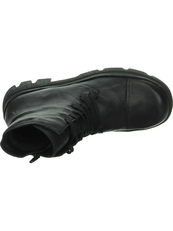 Think! Skórzane botki w kolorze czarnym rozmiar: 41,5