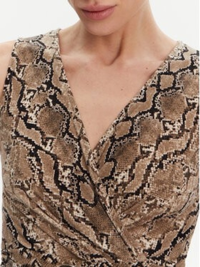 Morgan Sukienka wieczorowa 251-RCOBRA Brązowy Regular Fit