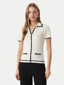 Morgan Sweter 261-MTOIRI Kremowy Regular Fit