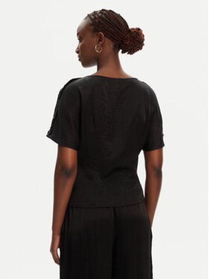 PINKO Bluzka 104596 A2BU Czarny Regular Fit