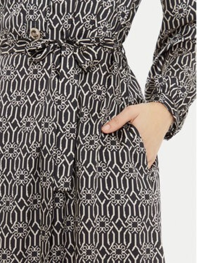 Rinascimento Sukienka koszulowa CFC0119895003 Czarny Regular Fit