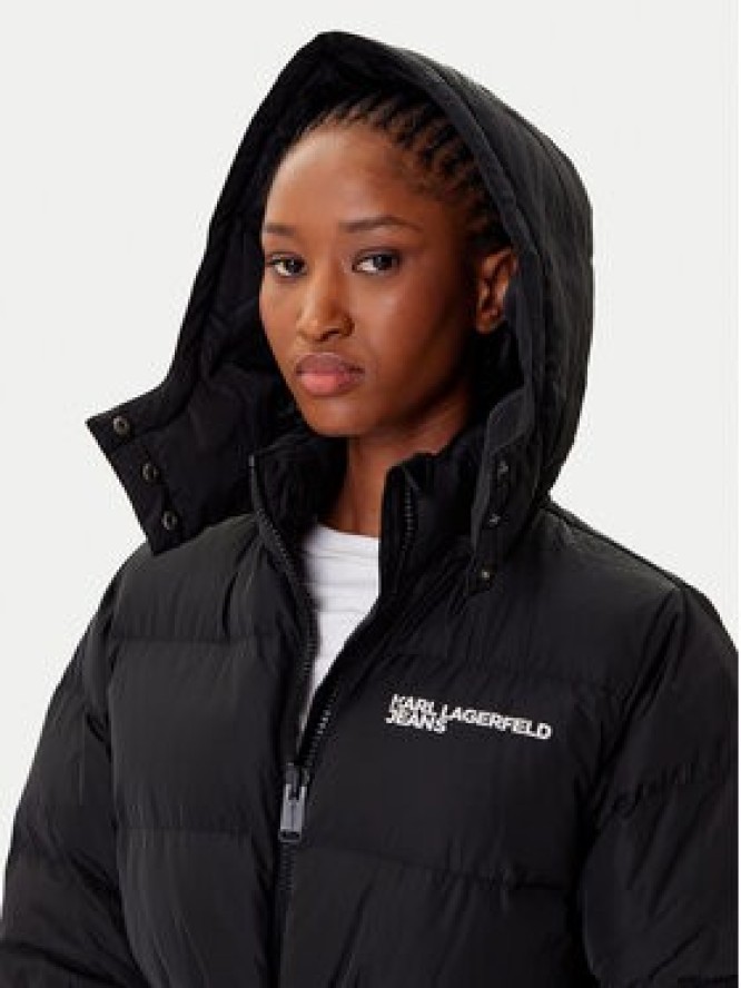 Karl Lagerfeld Jeans Kurtka zimowa A3W15023 Czarny Regular Fit