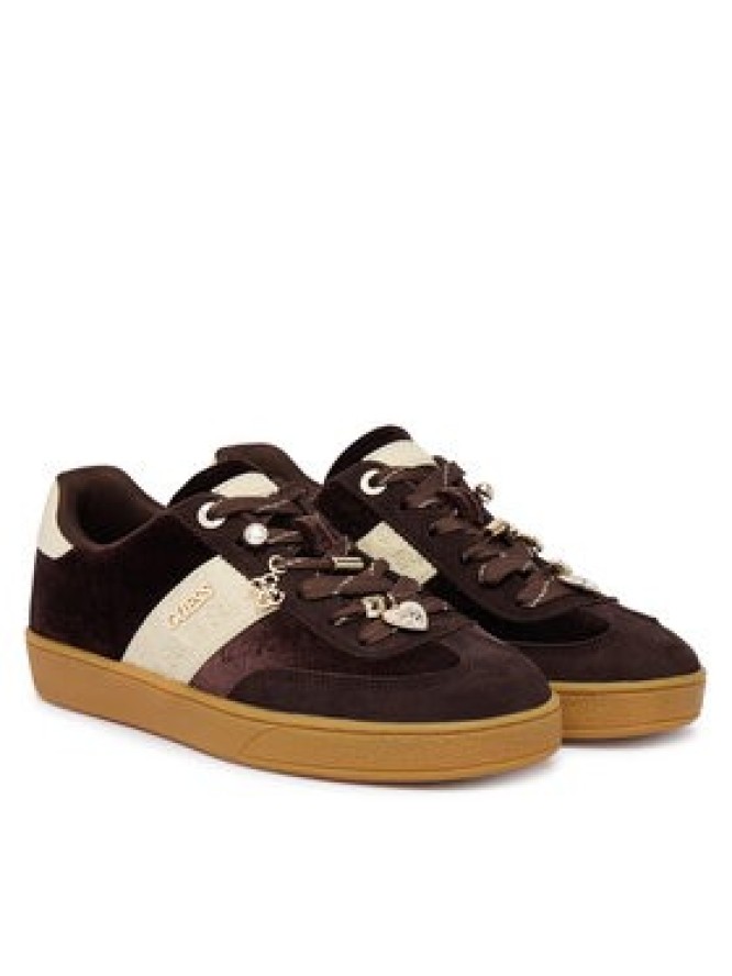 Guess Sneakersy FLFN2A FAB12 Brązowy