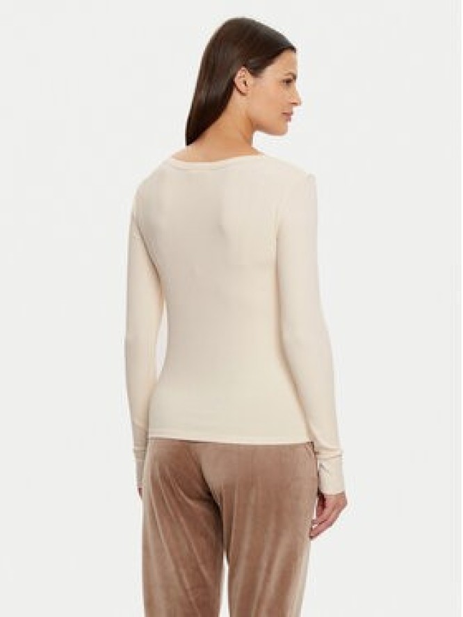 Guess Bluzka V4BP07 K8RT2 Écru Regular Fit