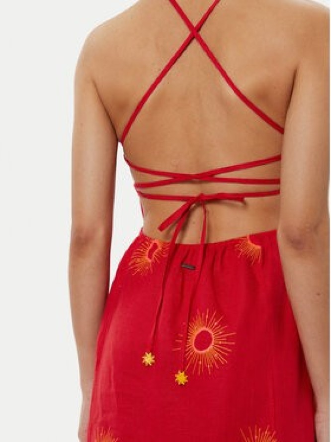 Maaji Sukienka letnia Eclipse Remi PT2268CMD002 Czerwony Regular Fit