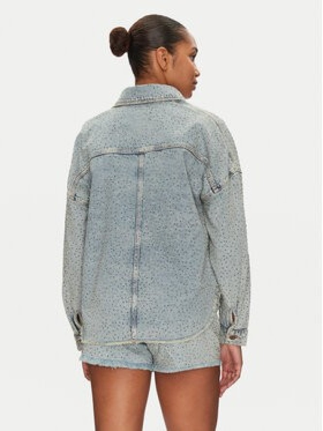 Guess Kurtka jeansowa W5GN90 D5LQ2 Niebieski Regular Fit