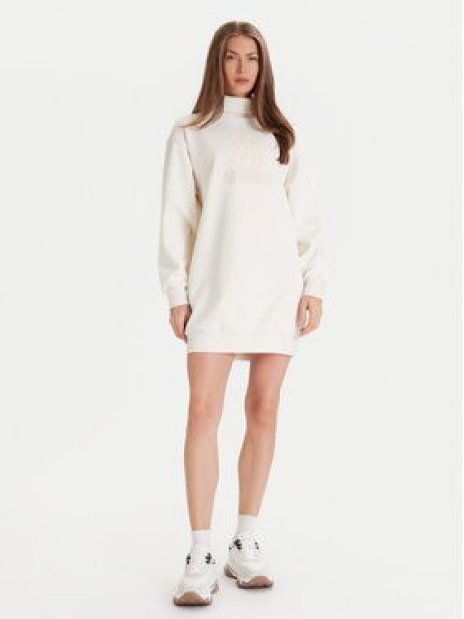 Guess Sukienka codzienna V5YK07 KCX22 Écru Regular Fit