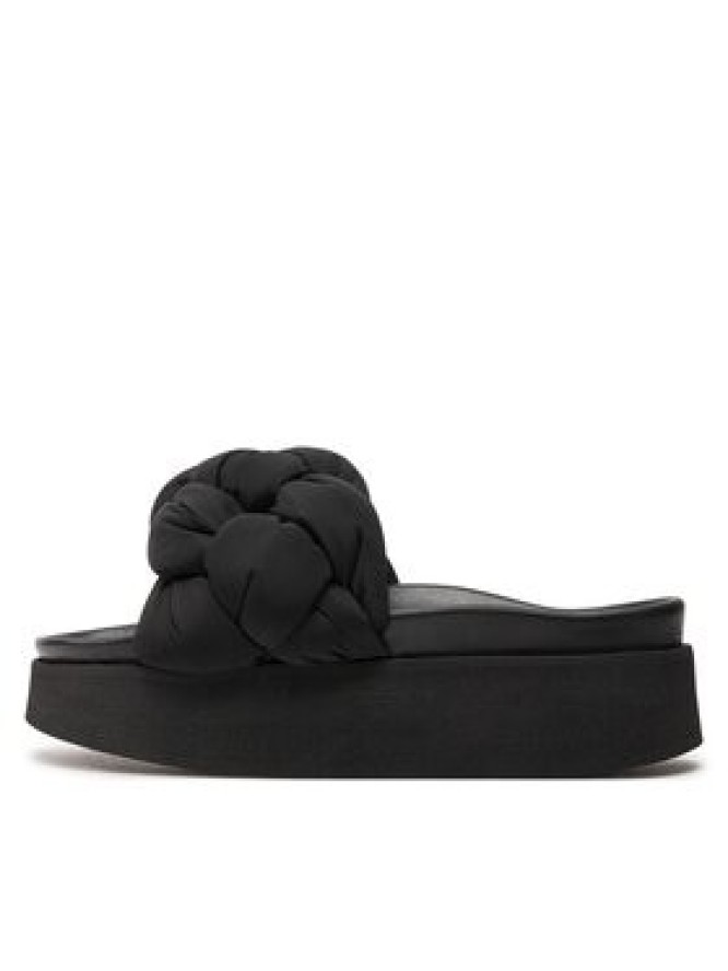 Inuikii Klapki Puffer Braided 70103-177 Czarny