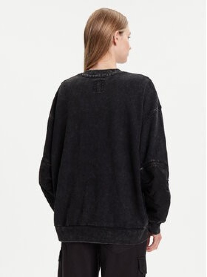 G-Star Raw Bluza Washed 3D D27738-D969 Czarny Oversize