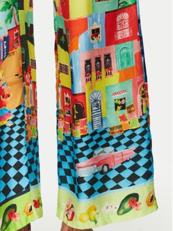 Seafolly Spodnie materiałowe Cuba 55441-PA Kolorowy Relaxed Fit