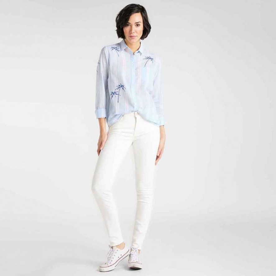 LEE ONE POCKET SHIRT DAMSKA KOSZULA SKY BLUE L45TIMNR 112110555