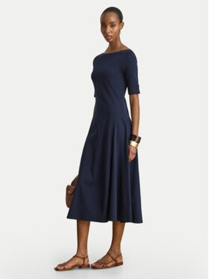 LAUREN RALPH LAUREN Sukienka koktajlowa Munzie 200973599005 Granatowy Regular Fit