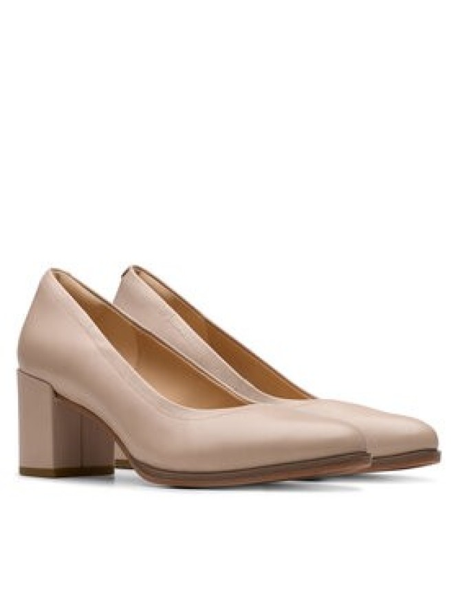 Clarks Półbuty Freva 55 26181336 Beżowy