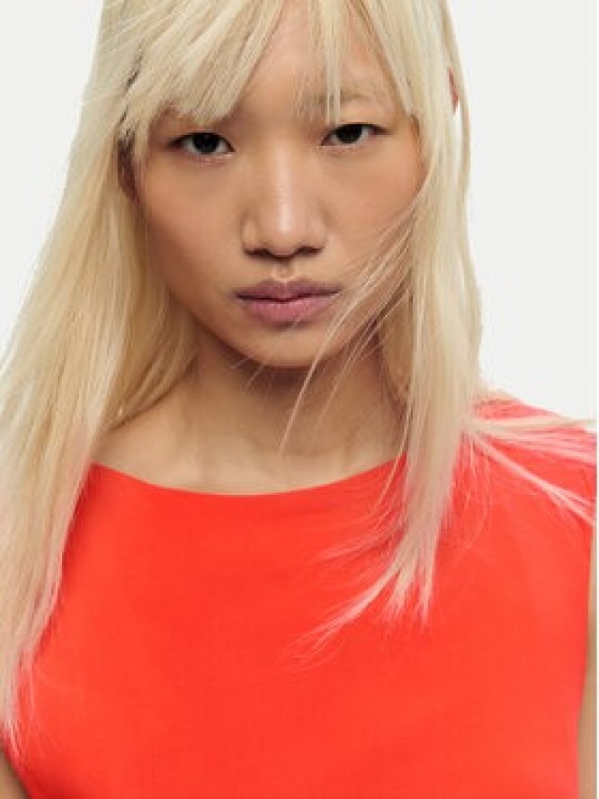 Desigual Sukienka letnia Lida 26SWVW18 Pomarańczowy Regular Fit