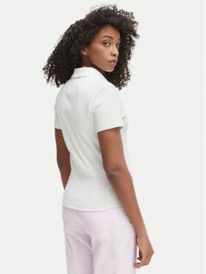 Tommy Hilfiger Polo WW0WW49252 Biały Slim Fit