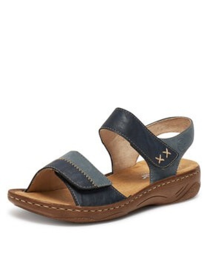 Rieker Sandały V2860-14 Granatowy