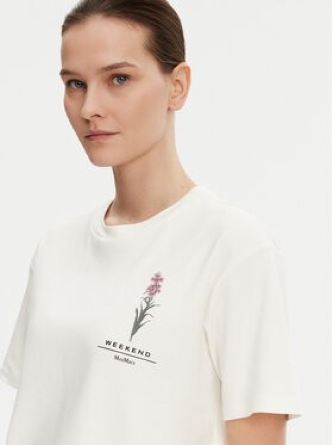 Weekend Max Mara T-Shirt Lecco 2515941052 Biały Boxy Fit