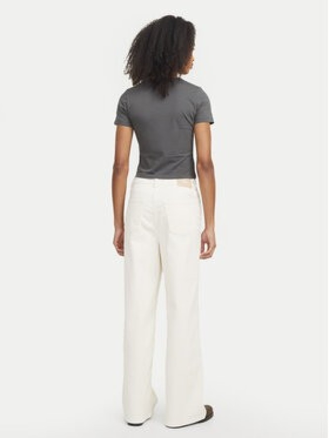 JJXX T-Shirt Gigi 12277657 Szary Stretch Fit