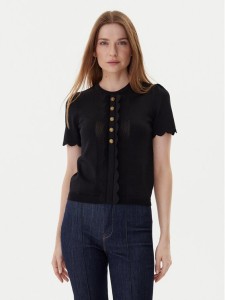 TWINSET Bluzka 252TP3203 Czarny Regular Fit