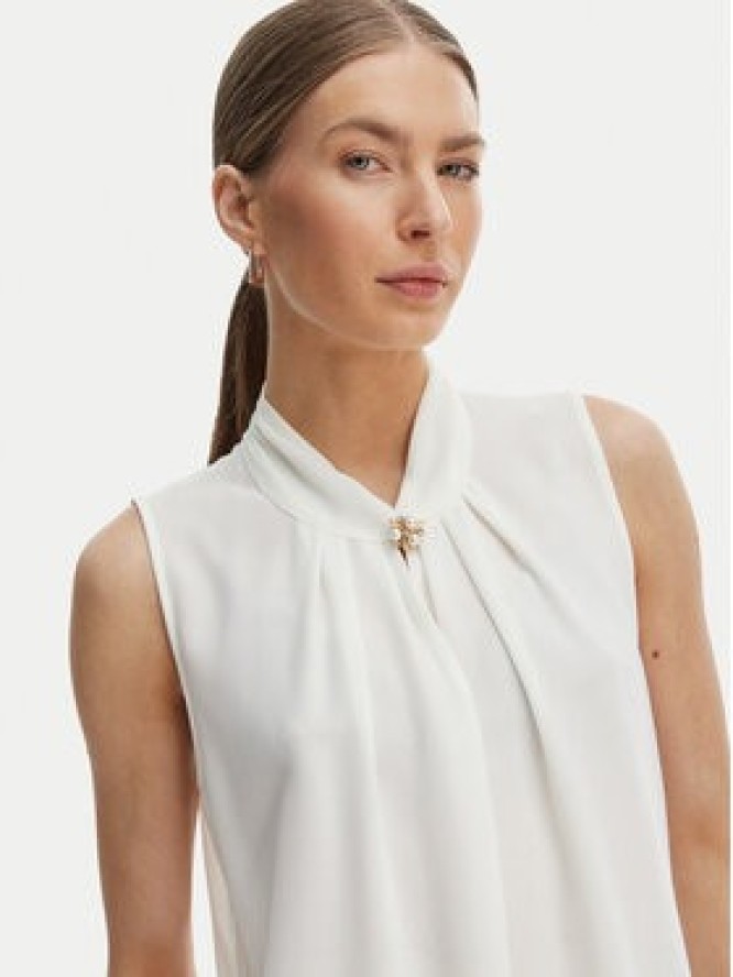 Rinascimento Bluzka CFC0127646003 Biały Regular Fit