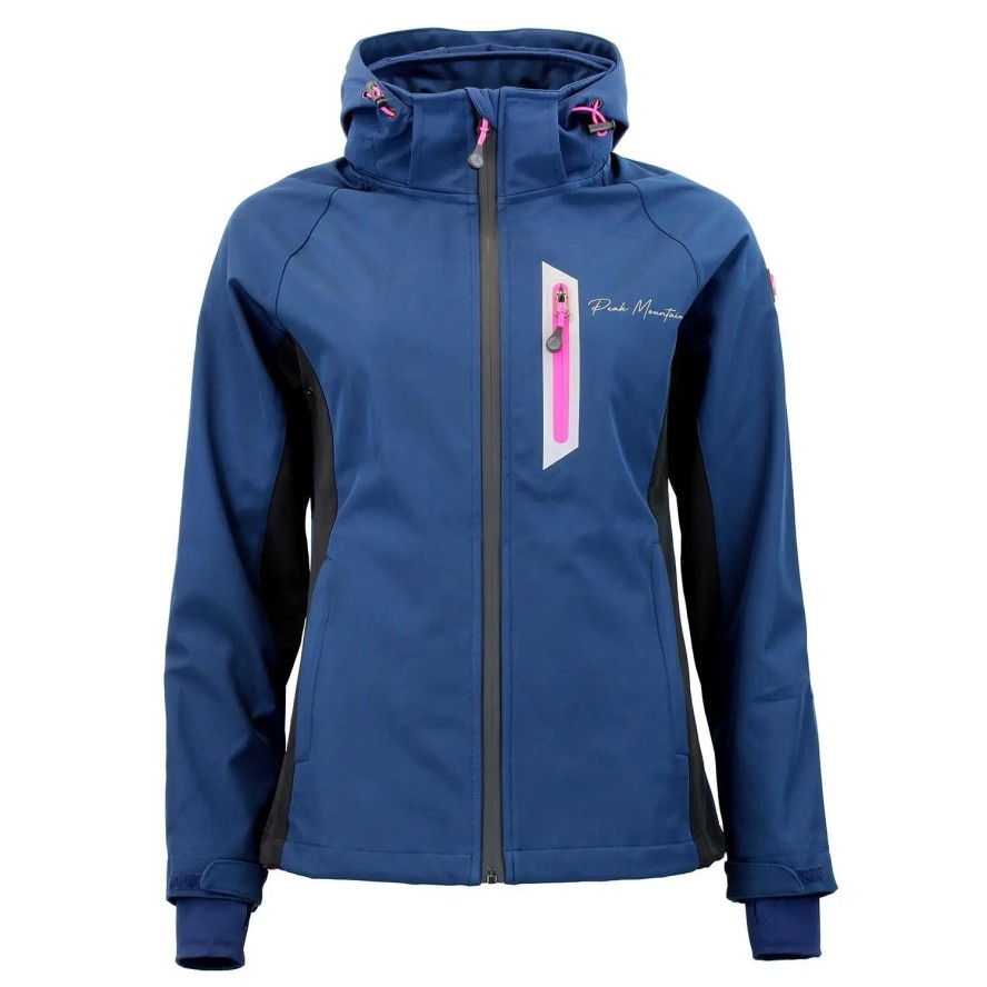Kurtka damska softshell z kapturem Peak Mountain Acluny