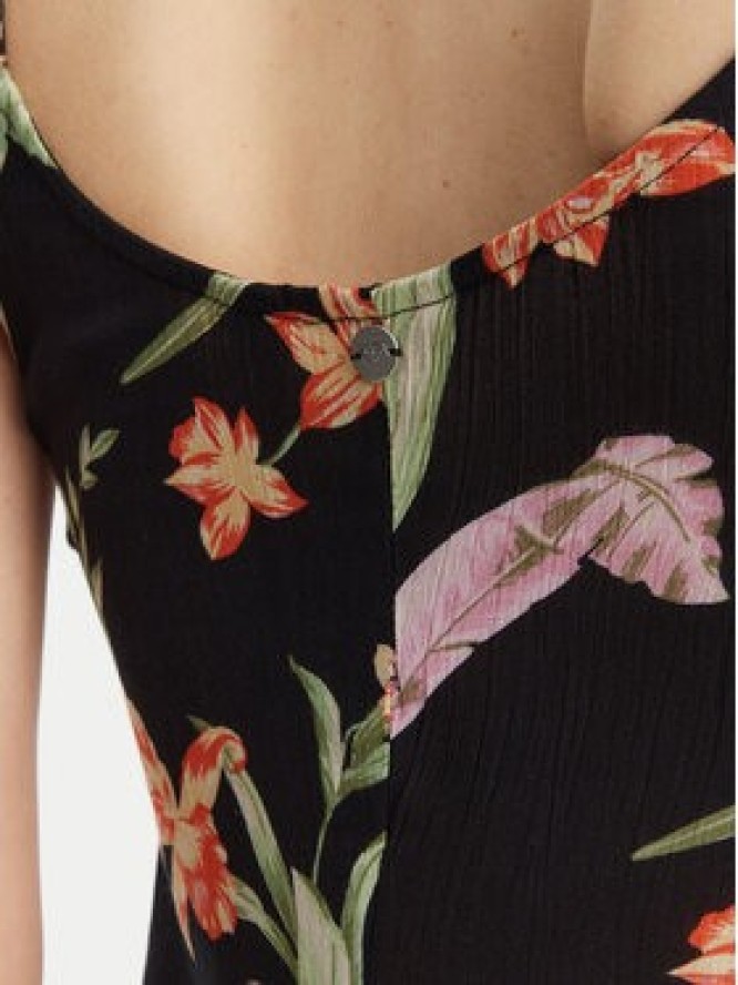 Roxy Sukienka letnia ERJWD03885 Czarny Regular Fit