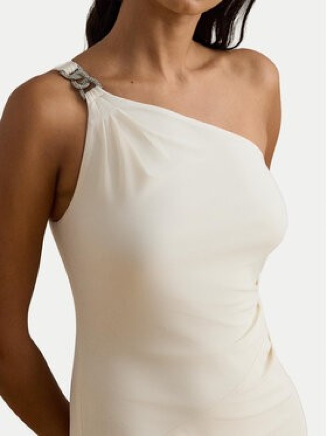LAUREN RALPH LAUREN Sukienka wieczorowa 253980922003 Écru Slim Fit