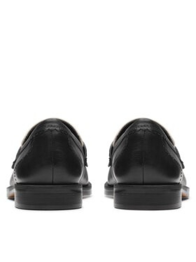 Clarks Mokasyny Straven Edge 26181270 Czarny