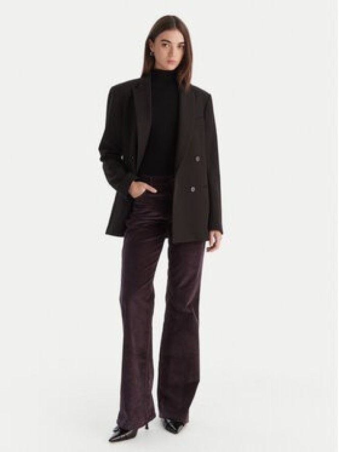 PINKO Spodnie materiałowe Old Velvet 105662 A2WS Fioletowy Regular Fit