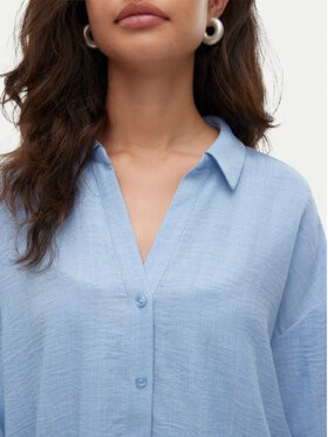 Vero Moda Koszula Melaney 10316389 Niebieski Loose Fit