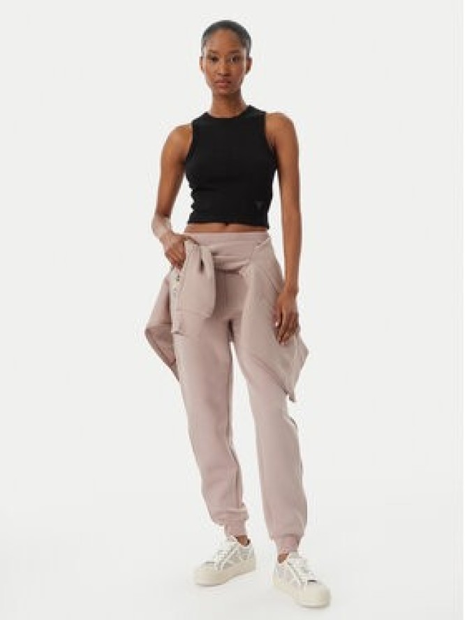 Guess Top Edie V3GP19 K8RT2 Czarny Slim Fit