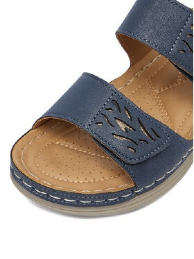 Go Soft Klapki CEO-WYL05010-11 Niebieski