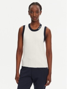 Liu Jo Sport Sweter TA5092 MS022 Biały Regular Fit