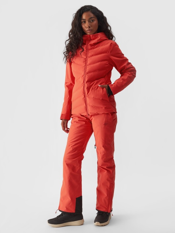 4F Kurtka narciarska membrana 10000 damska - czerwona XL