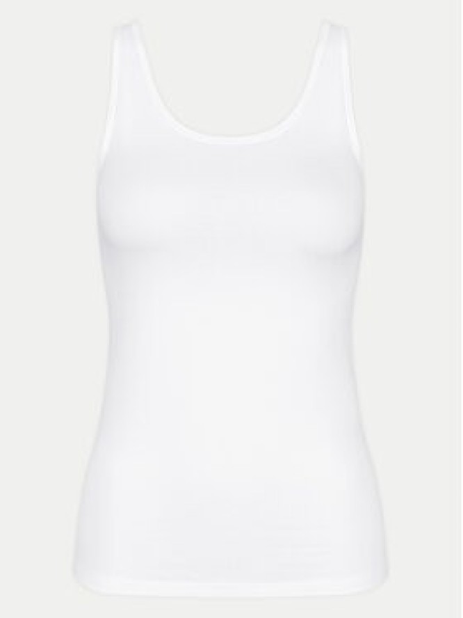 Triumph Top Sense Of Cotton 10224974 Biały Slim Fit