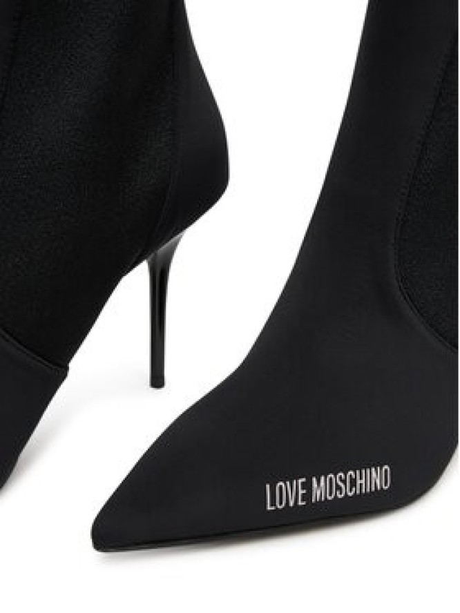 LOVE MOSCHINO Botki JA21059G0NIM0000 Czarny