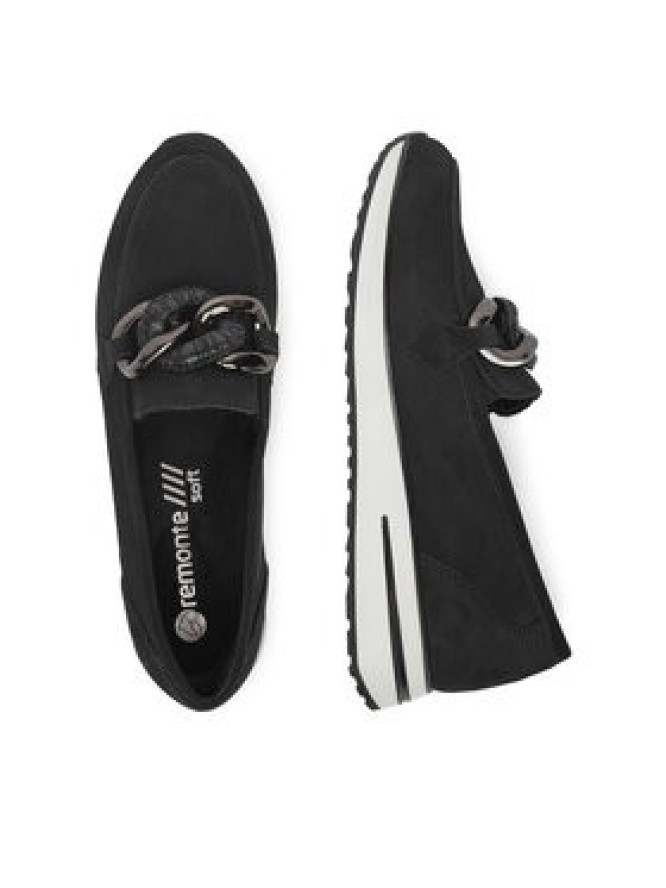 Remonte Półbuty D1G11-02 Czarny