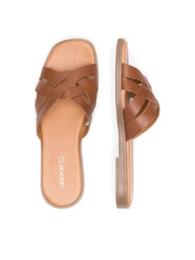 Lasocki Klapki EST-HELENA-01 Brązowy