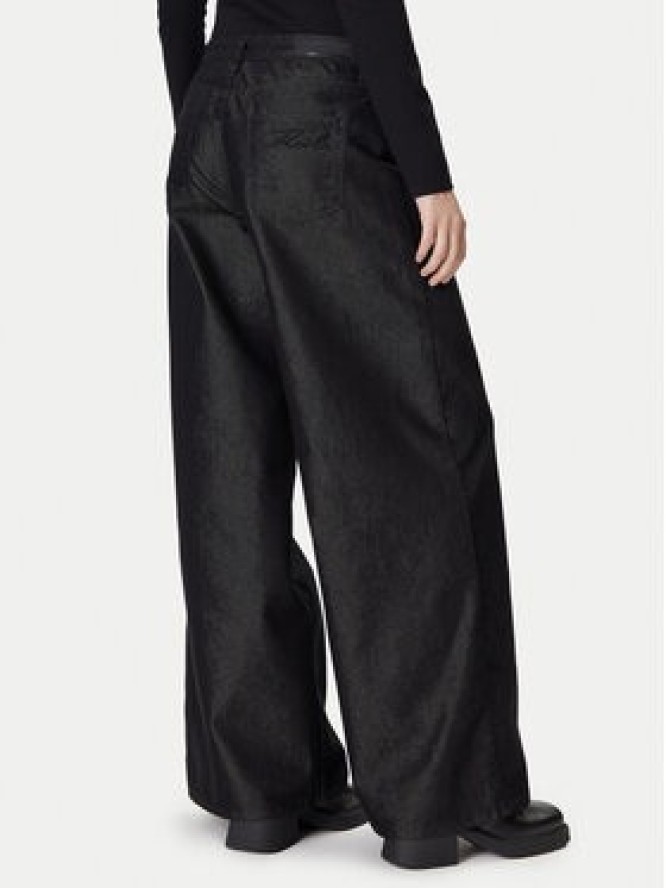 KARL LAGERFELD Jeansy A4W10097 Czarny Wide Leg